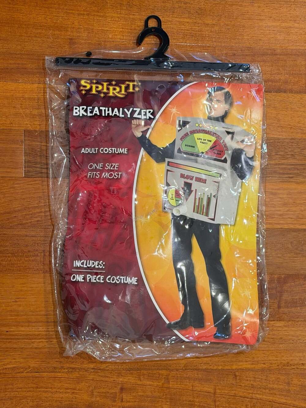 Spirit Breathalyzer Costume One Size Adult Party Halloween